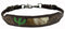 Showman Showman Leather Wither Strap with Painted Cactus and Hair On Cowhide Inlay