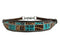 Showman Showman Leather Wither Strap with Teal Gator Patchwork Pattern