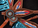Showman Showman "Light as a Feather" Fringe Headstall Set