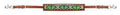 Showman Showman Medium Leather Wither Strap With Beaded Inlay