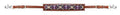 Showman Showman Medium Leather Wither Strap With Beaded Inlay