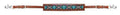 Showman Showman Medium Leather Wither Strap With Beaded Inlay