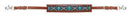 Showman Showman Medium Leather Wither Strap With Beaded Inlay