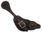 Showman Showman Men's Argentina Cow Leather Crossed Guns Concho Spur Straps