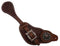 Showman Showman Men's Argentina Cow Leather Crossed Guns Concho Spur Straps