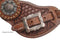 Showman Showman Men's Argentina Cow Leather Crossed Guns Concho Spur Straps