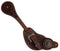 Showman Showman Men's Argentina Cow Leather Star Concho Spur Straps
