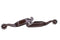 Showman Showman Men's Brown Steel Spur with Silver Studs