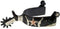Showman Showman Men's Size Black Steel Silver Show Spur