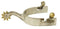 Showman Showman Men's Stainless Steel Spurs With Brass Rowel