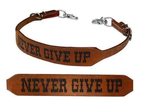 Showman Showman Never Give Up Branded Wither Strap