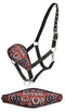 Showman Showman "Never Give Up" Hand Painted Bronc Halter