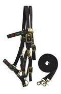 Showman Showman Nylon Halter Bridle Combo