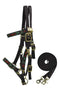 Showman Showman Nylon Halter Bridle Combo