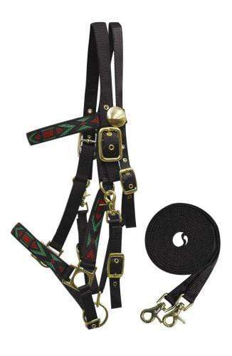 Showman Showman Nylon Halter Bridle Combo