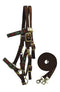 Showman Showman Nylon Halter Bridle Combo