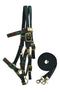 Showman Showman Nylon Halter Bridle Combo