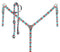 Showman Showman Nylon Southwest Serape Print Headstall Set