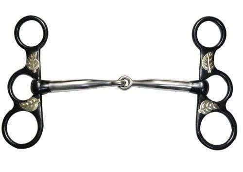 Showman Showman Oak Leaf Snaffle Bit