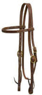Showman Showman Oiled Harness Leather Browband Headstall