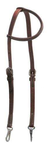 Showman Showman Oiled Leather One Ear Headstall With Stainless Steel Snaps