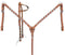 Showman Showman One Ear Headstall Set with Hair on Cowhide Lacing