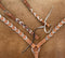 Showman Showman One Ear Headstall Set with Hair on Cowhide Lacing