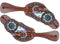 Showman Showman Pastel Navajo Diamond Spur Straps