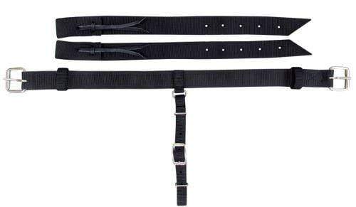 Showman Showman Pony 1.5" Wide Nylon Back Cinch with Roller Buckles