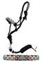 Showman Showman Pony Beaded Nose Cowboy Knot Rope Halter with 7' Lead