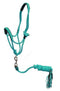 Showman Showman Pony Braided Nylon Cowboy Knot Rope Halter With Lead