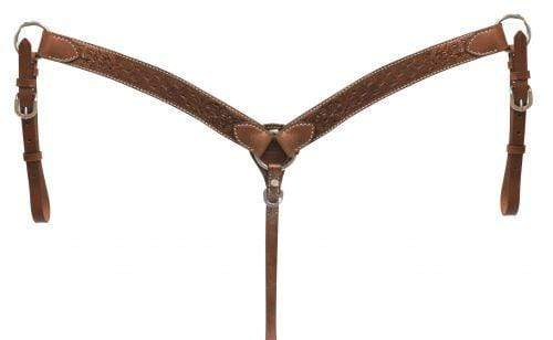 Showman Showman PONY Floral Tooled Breast Collar