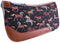 Showman Showman PONY SIZE 24" x 24" Tribal Horses Printed Solid Felt Saddle Pad