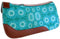 Showman Showman PONY SIZE 24" x 24" Turquoise Tie-Dye Star Burst Printed Solid Felt Saddle Pad