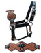 Showman Showman Pony Size Beaded Cross Inlay Bronc Halter