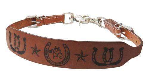 Showman Showman PONY SIZE Quarter Horse Branded Wither Strap
