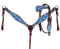 Showman Showman PONY SIZE Rainbow Unicorn Print Headstall Set