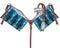 Showman Showman PONY SIZE Rainbow Unicorn Print Headstall Set