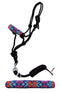 Showman Showman Pony Size Rope Halter with Beaded Noseband