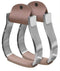 Showman Showman Pony/Youth Polished Aluminum Stirrup With Light Leather Tread