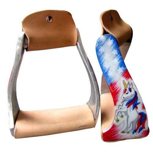 Showman Showman Pony/Youth Polished Aluminum Stirrups
