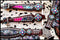 Showman Showman Rainbow Inlay Metallic One Ear Headstall Set with Crystal Conchos and Fringe Accent