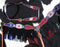Showman Showman Red, Silver, and Blue Glitter Fringe Headstall Set