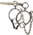 Showman Showman Rope Nose Hackamore With Dog Bone Snaffle