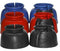 Showman Showman Rubber Bell Boots with Double Velcro Closure