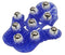 Showman Showman Rubber Massage Hand Curry
