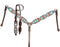 Showman Showman Serape Southwest Print One Ear Headstall Set with Bling Conchos