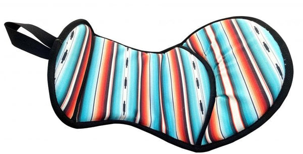 Showman Showman Southwest Printed Seat Saver with Fleece Bottom