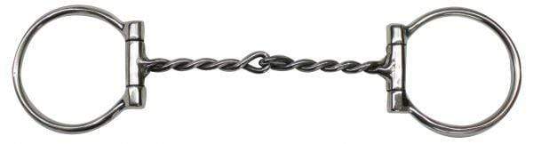 Showman Showman Stainless Steel D-Ring With 5" Broken Twisted Mouth