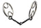 Showman Showman Stainless Steel Divided O-Ring Sweet Iron Snaffle